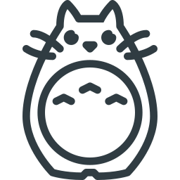 totoro animatiekarakter icoon