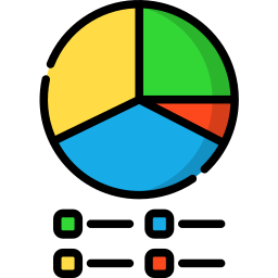 diagramme circulaire Icône