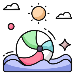 Beach ball icon