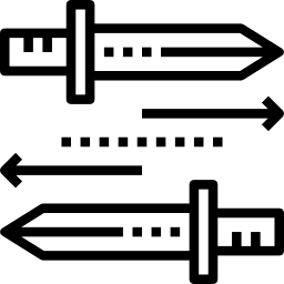 jeu de combat Icône