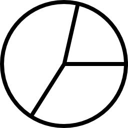 diagramme circulaire Icône