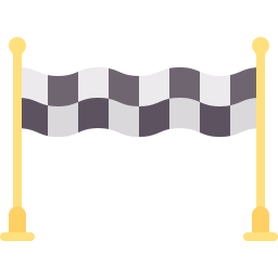 Finish line icon