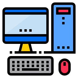 Desktop computer icon