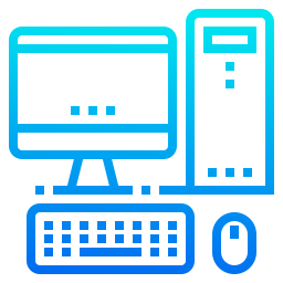 Desktop computer icon