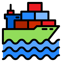 Cargo ship icon