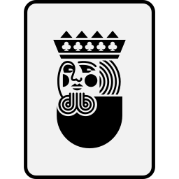 King of clubs icon