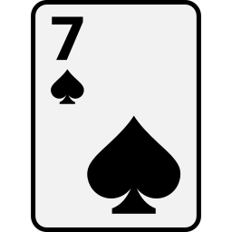 Seven of spades icon