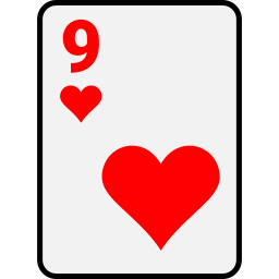 Nine of spades icon