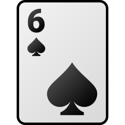 Six of spades icon