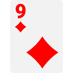 Nine of diamonds icon