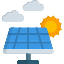 Solar panel icon