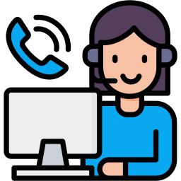 Call center agent icon