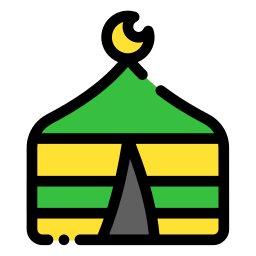 Jaima tent icon