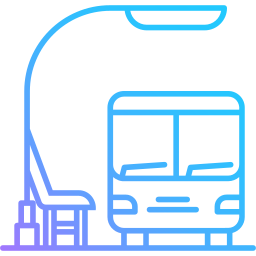 Автобусная остановка иконка