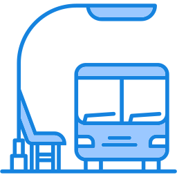 Автобусная остановка иконка