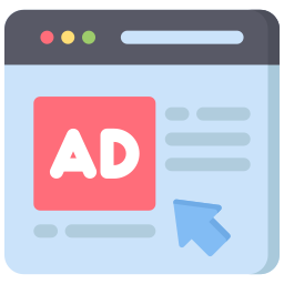 Online advertising icon