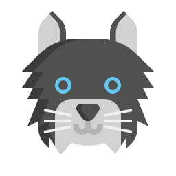 Norwegian forest cat icon