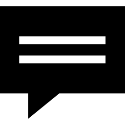 Speech bubble icon