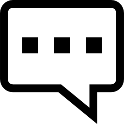 Speech bubble icon