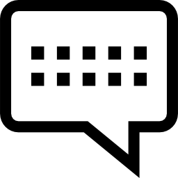 Speech bubble icon