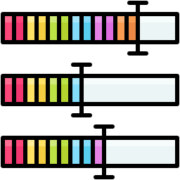 diagramme à bandes Icône