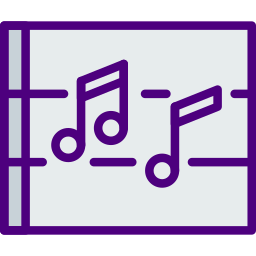 Music sheet icon