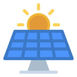 Solar panel icon