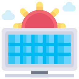 Solar panel icon