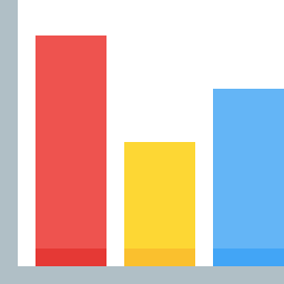 diagramme à bandes Icône