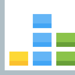 diagramme à bandes Icône