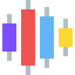 diagramme à bandes Icône