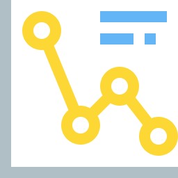 Line chart icon