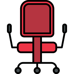 Desk chair icon