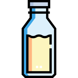 Milk bottle icon