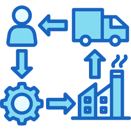 chaîne d'approvisionnement Icône