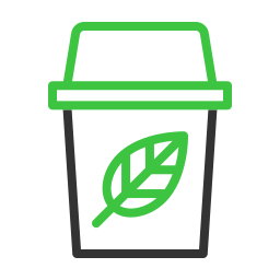 Trash bin icon