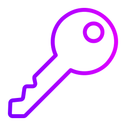 Door key icon