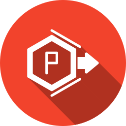 Parking sign icon