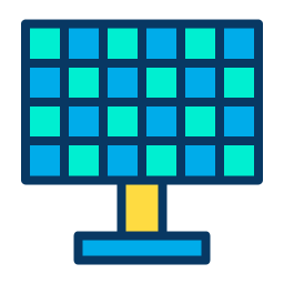 Painel solar Ícone