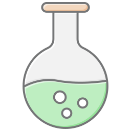 Flask beaker icon