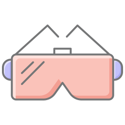 Glasses mask icon