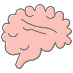 Brain analysis icon