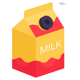 Milk pack icon