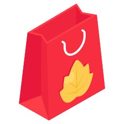 Eco shopping bag icon