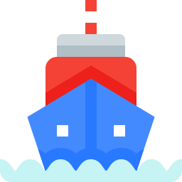 Cargo ship icon