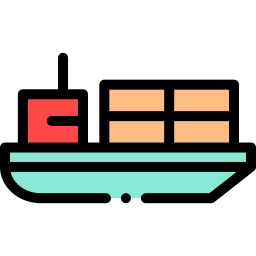 Cargo ship icon