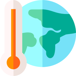 réchauffement climatique Icône