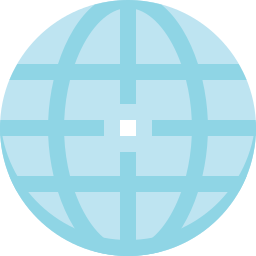 Earth grid icon