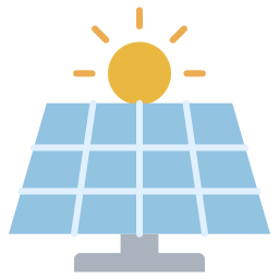 Solar cell icon