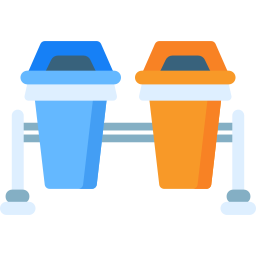 Trash bin icon